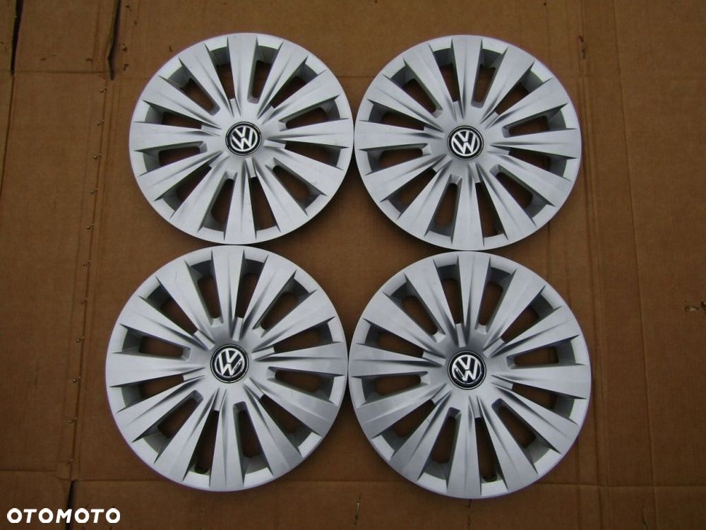 4x Kołpaki 15 VW Caddy Passat B5 Jetta Golf V VI VII Touran Polo / Oryginał - 15