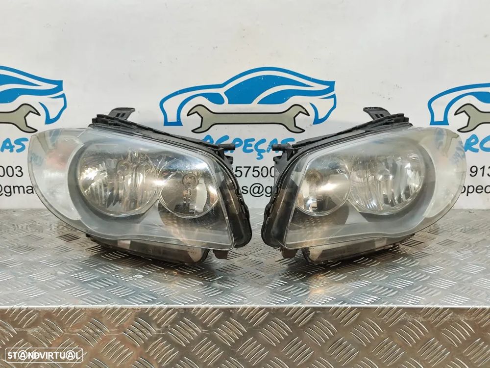 OTICA OTICAS ESQUERDO DIREITO BMW SERIE 1 E87 63117249652 7249652 63117193389 7193389 E81 E87 LCI E82 COUPE E88 CABRIO OPTICA OPTICAS FAROL FAROIS - 1