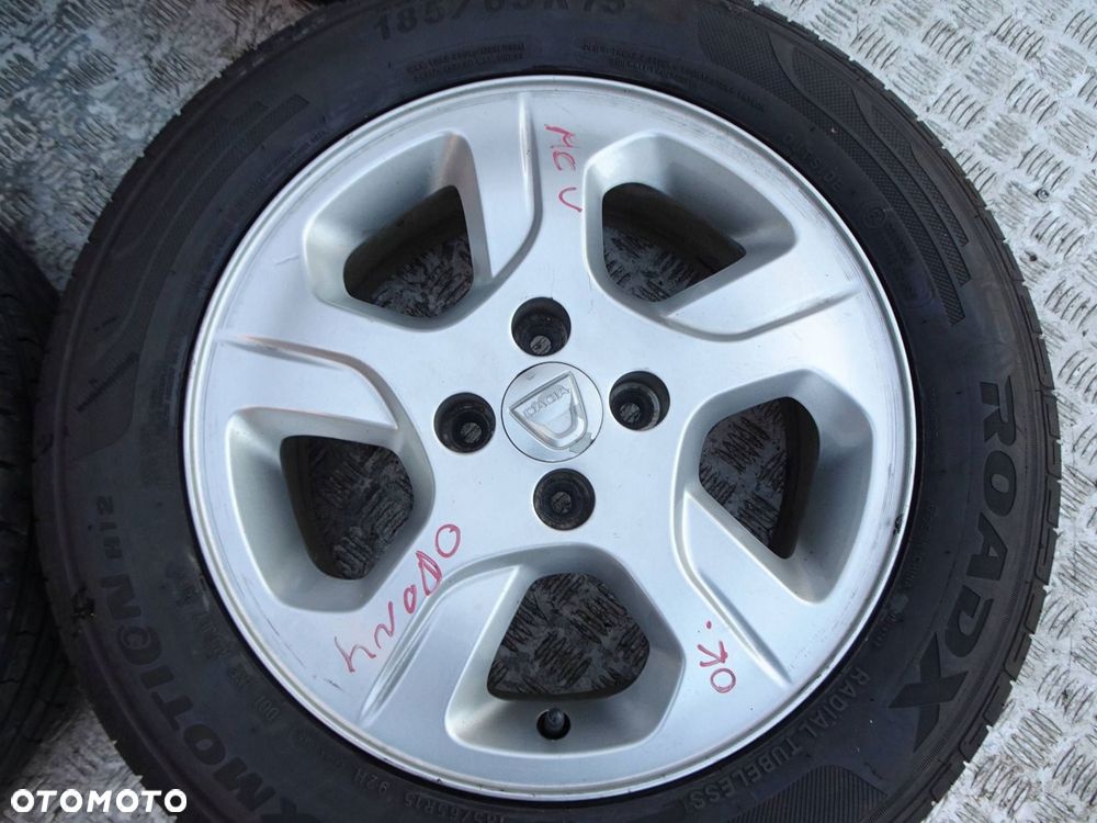 alufelgi z oponami kpl. dacia logan mcv ii 15" 4x100 et 40 - 6