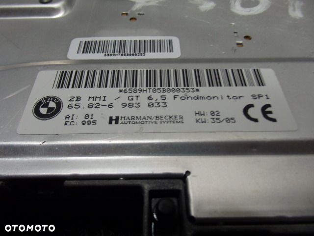 BMW E65 E66 MODUŁ STEROWNIK KOMPUTER MONITOR TYŁ 6983033 RAF-AUTO CZĘŚCI BMW - 3