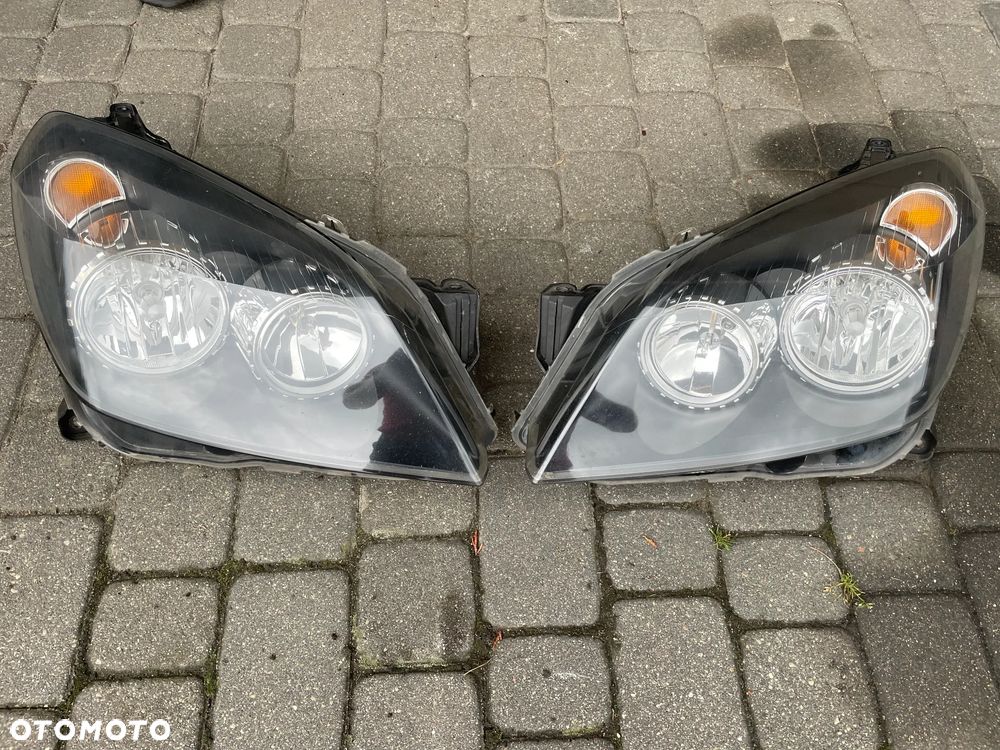 OPEL ASTRA H III LIFT PRZÓD KOMPLETNY ZDERZAK LAMPA REFLEKTOR LEWY przedni GRILL lampa reflektor LEWA PRAWA GTC Hella Z167 - 2
