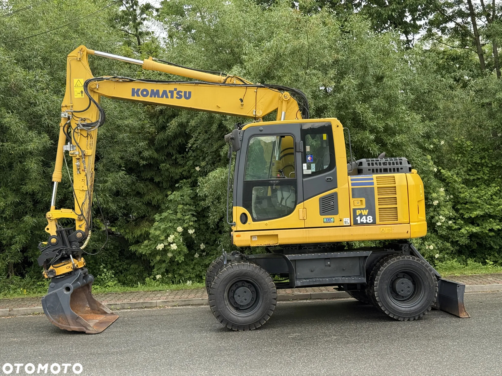 Komatsu * Komatsu PW 148  *ROTOTILT * Sprowadzona * Stan Perfekcyjny * Koparka Kołowa * - 11