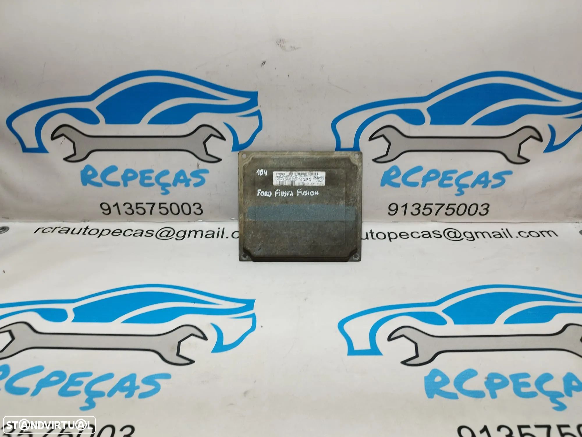 CENTRALINA ECU MOTOR SIEMENS FORD FIESTA 1.4 TDCI 68CV S120977312 E S120977312E 6S6112A650LE 6S6112A650LE 5DME J38AC SIM210 F6JA - 1