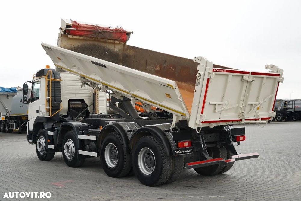 Volvo FMX 420 / 8X4 / BASCULATOR CU 2 LATE / HYDRODOLTA / HYDRODOLTAPA / BODRMATIC / MEILLER KIPPER / I-SHIFT / EURO 5 - 4