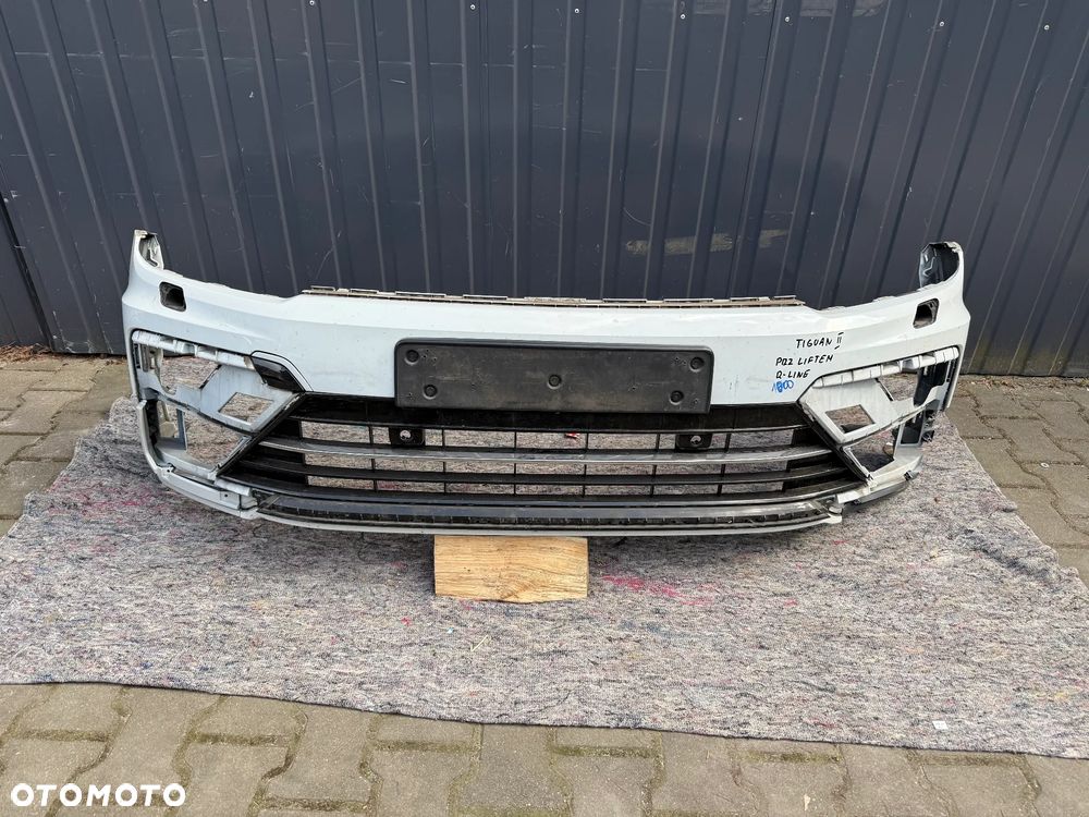 ZDERZAK VW TIGUAN R-LINE ORYGINAŁ CAŁY PRZED LIFT - 1