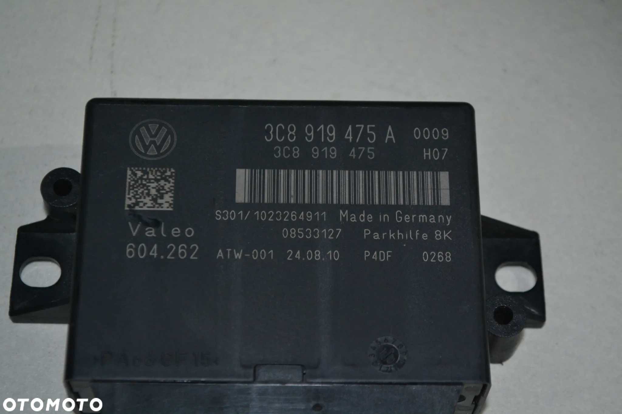 VW PASSAT B6 B7 CC  MODUŁ STEROWNIK CZUJNIÓW PARKOWANIA PDC 3C8919475A - 2