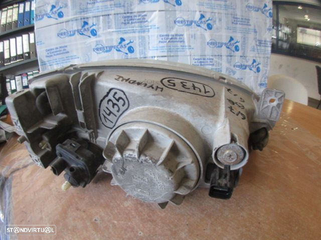Farol Far1435 HYUNDAI LANTRA 2 1998 1.9D 68CV 5P CINZA ESQ H4 - 2