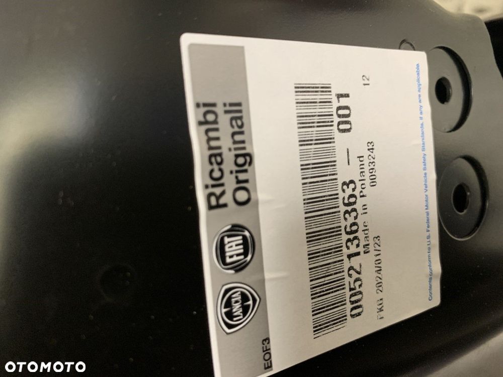 NOWE DRZWI LEWE PRZEDNIE LEWA PRZÓD FIAT 500 07-20 52136363 68693261A - 8