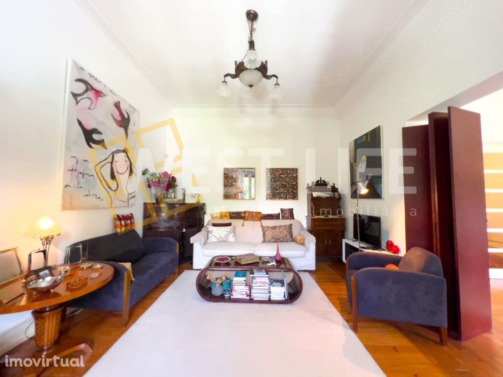 Apartamento T5 em zona nobre com ESPAÇOS VERDES - Arquitetura histó... - Grande imagem: 3/30