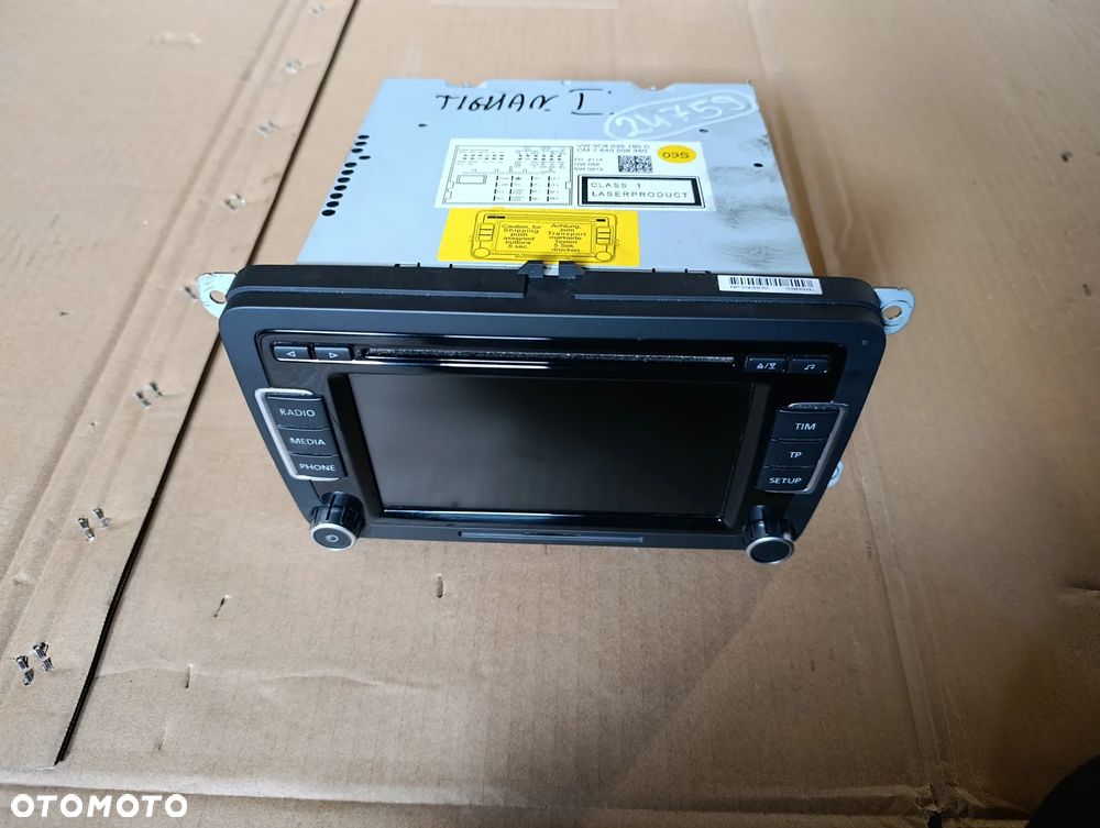 VW TIGUAN I 5N RADIO EKRAN WYŚWIETLACZ 3C8035190C - 3