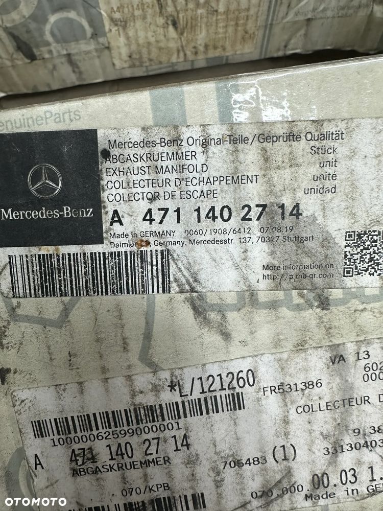 Kolektor wydechowy, podstawa turbo Mercedes Actros MP4, A 4711402714 - 5