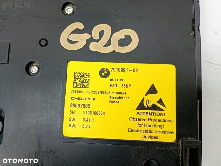 lampka kabiny panel sterowania dachu bmw x3 g01 x4 g02 g20 g21 7910991 - 5