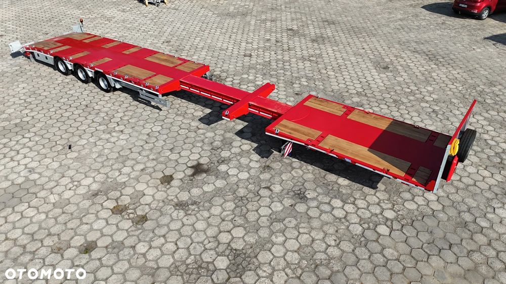 Inny TELEMEGA - naczepa platforma rozciągana - koła 17,5 12T! - kontenery - maszyny ADR EX III - 13