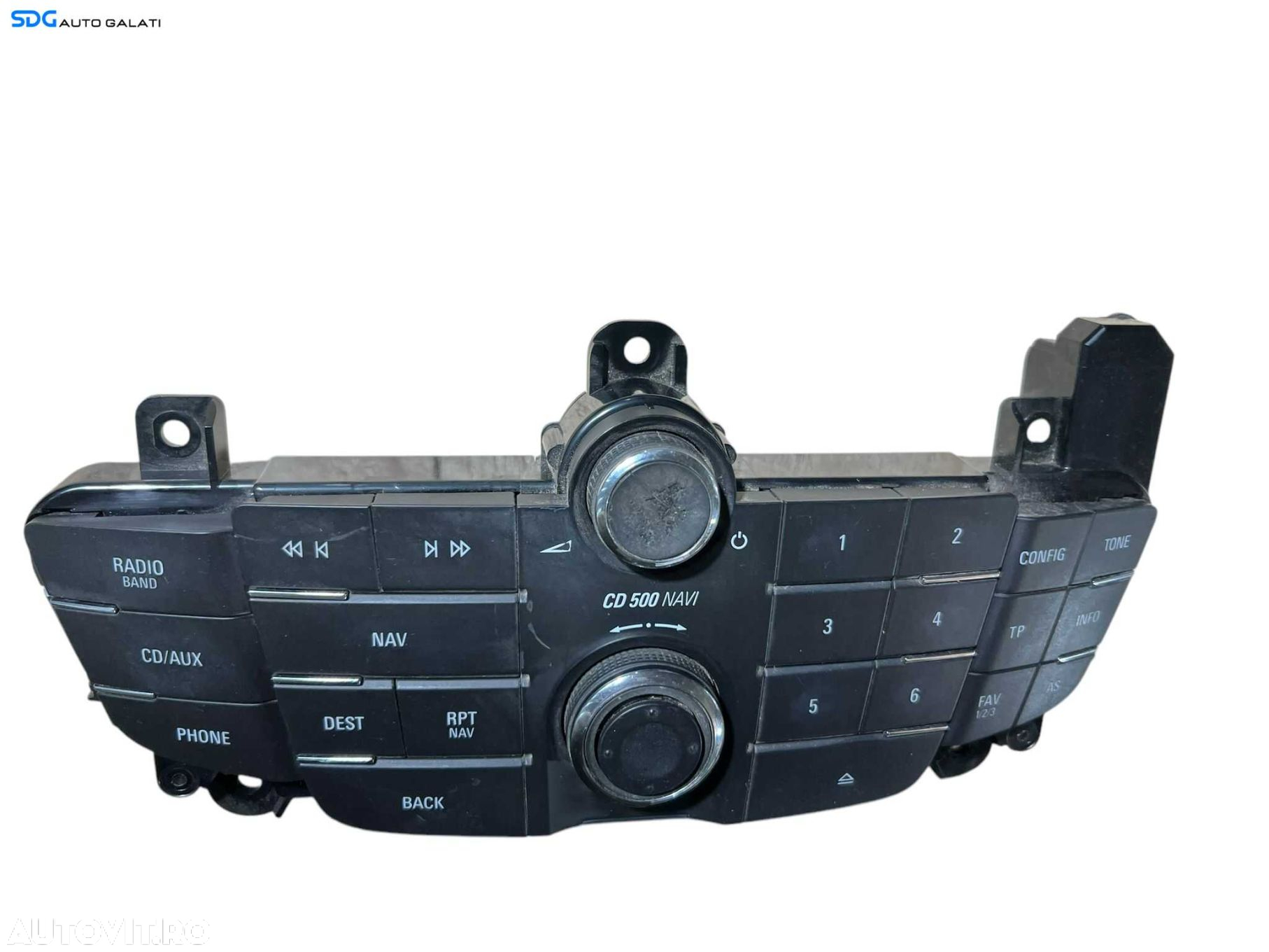 Panou Buton Butoane Comanda Control Radio CD Player Navigatie Volum Opel Insignia 2008 - 2016 Cod 13273255 [LR0523] - 5