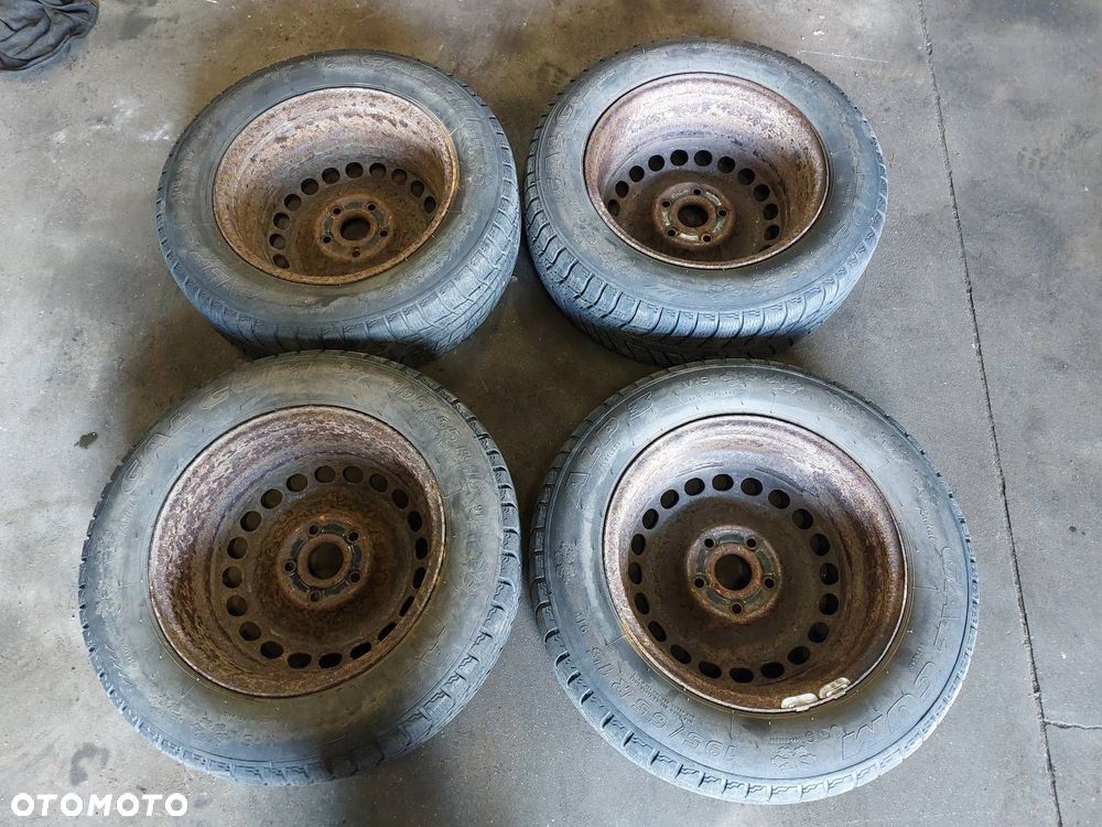 KOŁA KOMPLET FELGI OPONY ZIMOWE 5x112 6Jx15 ET45 FI57,1 195/65R15 VW - 7