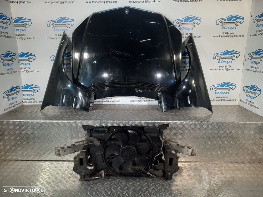 FRENTE COMPLETA MERCEDES BENZ CLC W203 CAPOT PARACHOQUES GUARDA-LAMAS OTICAS RADIADOR VENTILADOR FRENTE FIBRA REFORÇO - 13