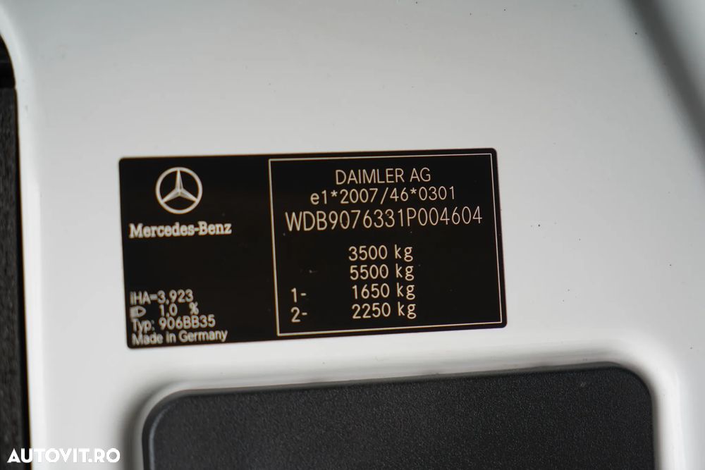 Mercedes-Benz SPRINTER / NEGRU / PANEL / 3 LOCURI / MANUAL / IMPORTAT - 37