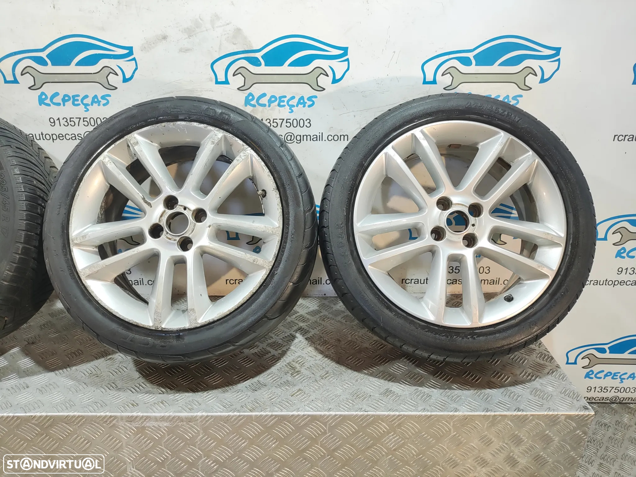 Conjunto Jantes 17 Ronal Originais Opel Corsa D S07 7J ET44 4x100 - 5