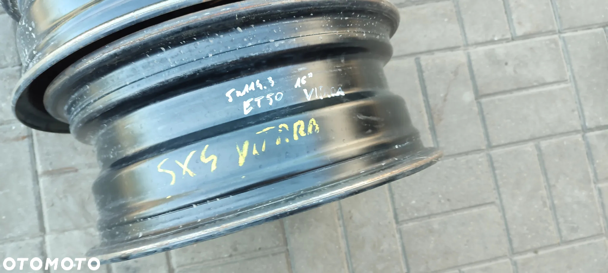 FELGI STALOWE 5x114.3 6Jx16 CALI ET 50 SUZUKI Sx4 VITARA KOMPLET 4 SZTUKI - 9