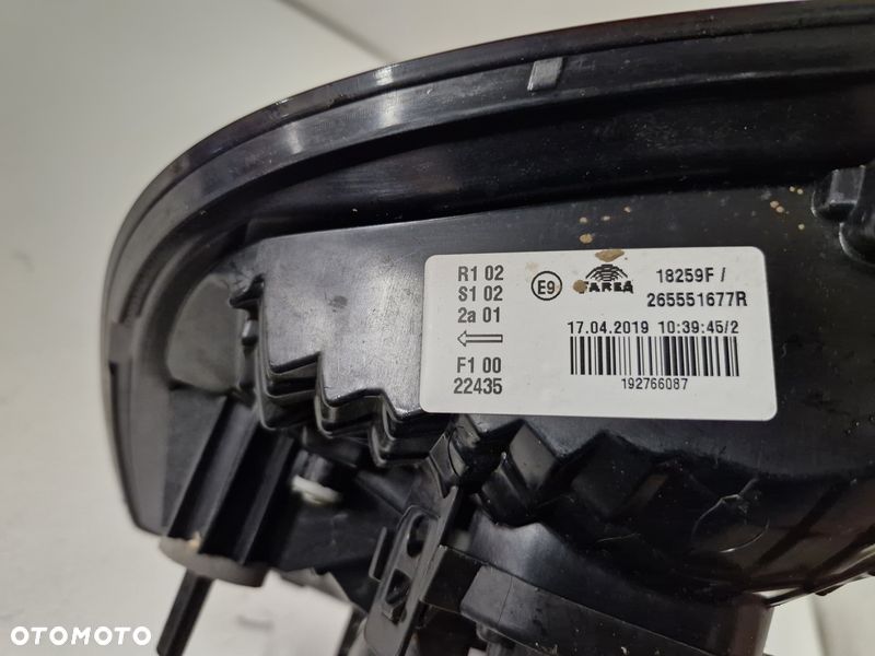 renault twingo 3 iii lift lampa lewy tył lewa tylna - 6