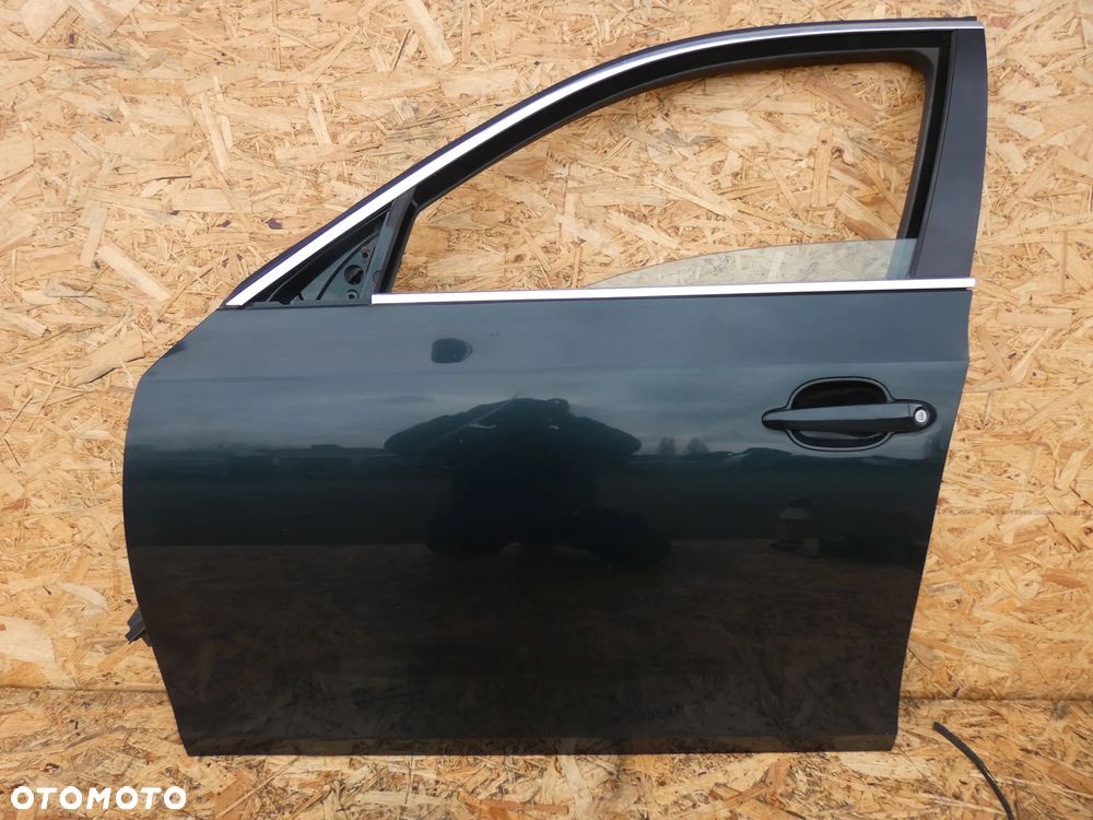 BMW E60 E61 DRZWI LEWY PRZÓD ZIELONE - 1