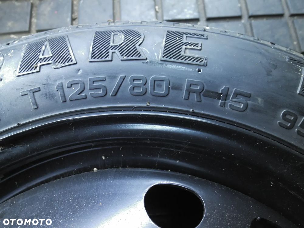 KOŁO DOJAZDOWE DOJAZDÓWKA R15 4x98 FIAT IDEA 125/80R15 - 4