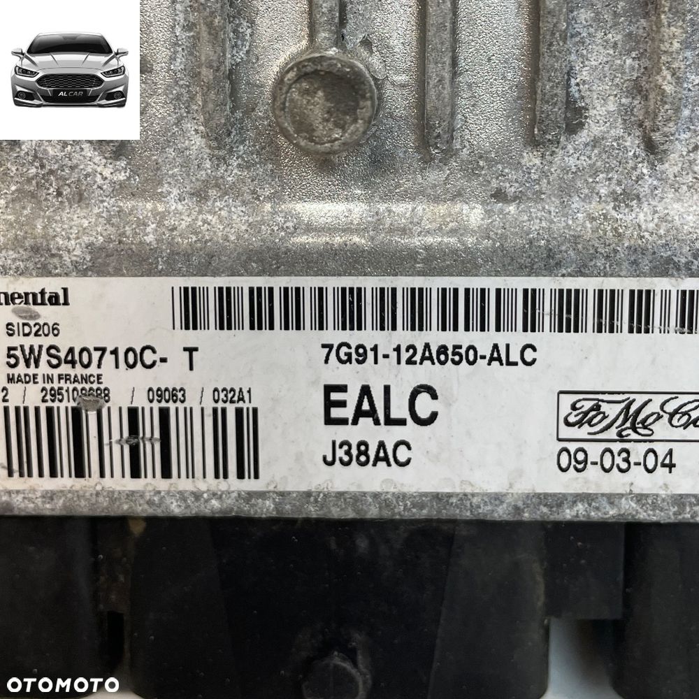 STEROWNIK SILNIKA 2.0 TDCI EURO 4 FORD MONDEO MK4, 7G91-12A650-ALC - 2