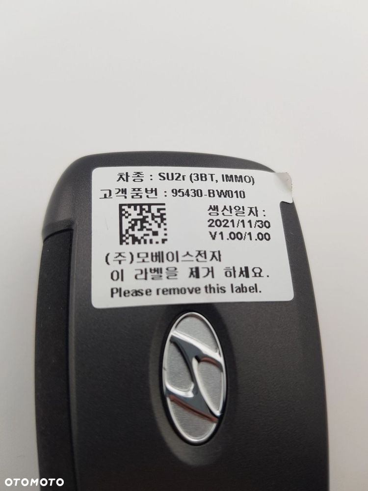 PILOT KLUCZYK ZDALNEGO STEROWANIA HYUNDAI TUCSON NX4 95430-BW010 - 4