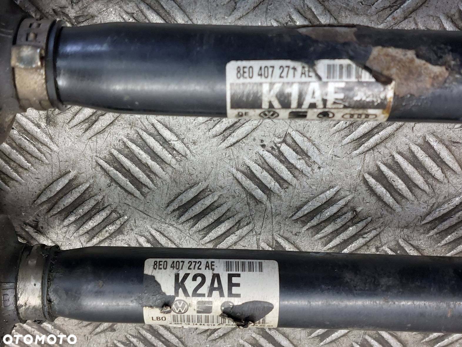 PÓŁOŚ LEWY + PRAWY PRZÓD 5B AUDI A4 B6 1.6 8V 8E0407271AE 8E0407272AE - 6