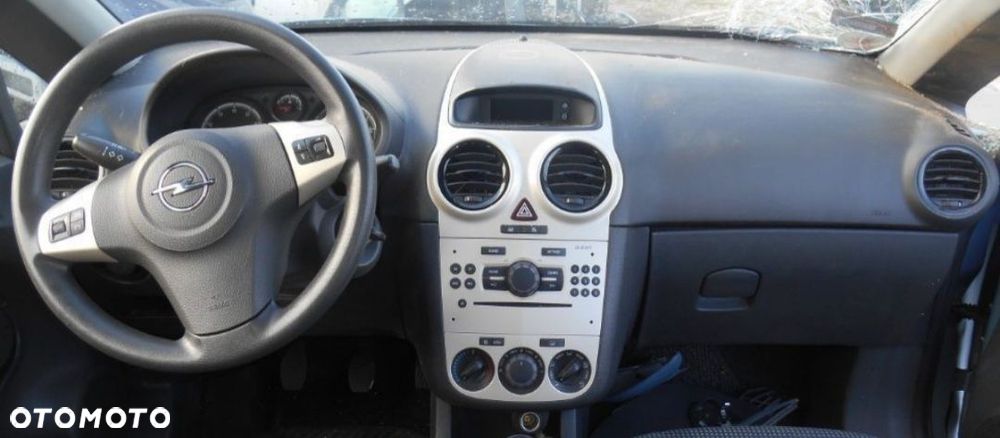 Deska kokpit pulpit opel corsa d poduszka airbag pasy kratka