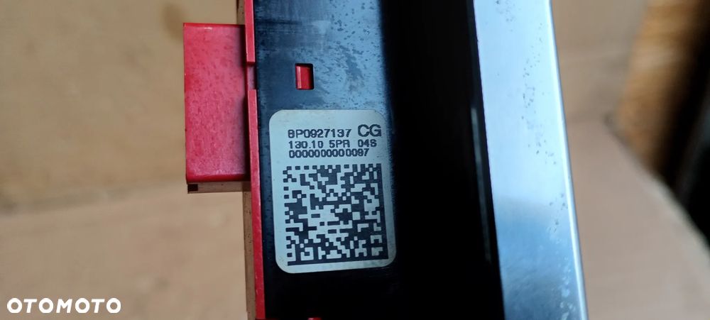 Moduł panel przycisk awaryjnych Audi A3 8P Lift 8P0927137CG - 7