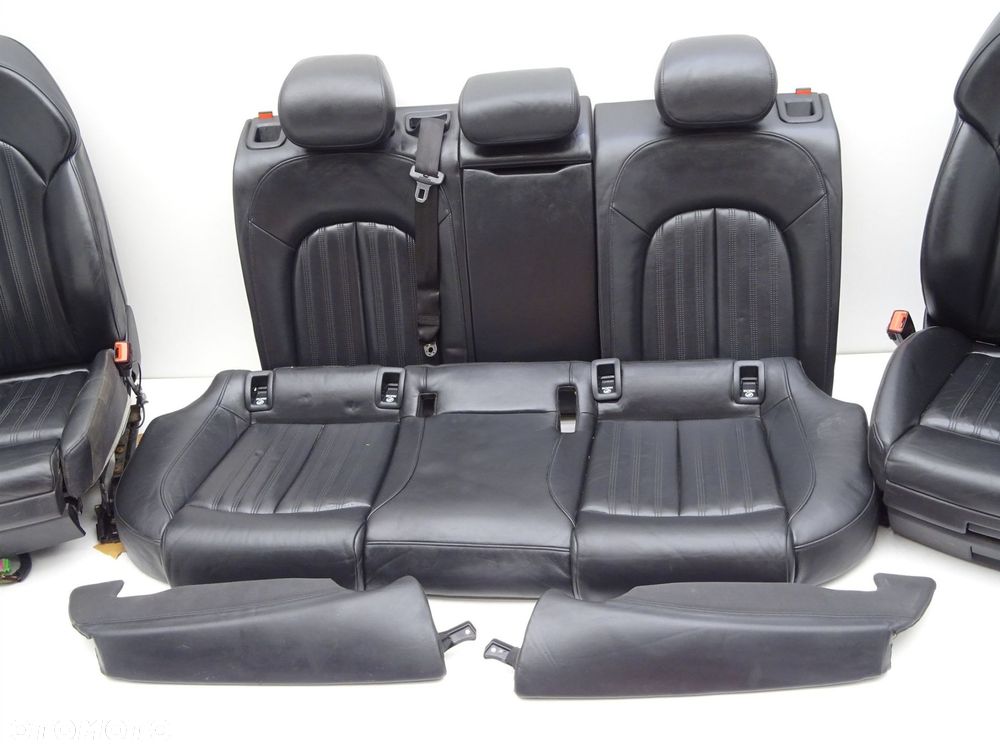 Komplet foteli fotel skóra kanapa tył prawy lewy 8k0881104m audi a7 4g - 5