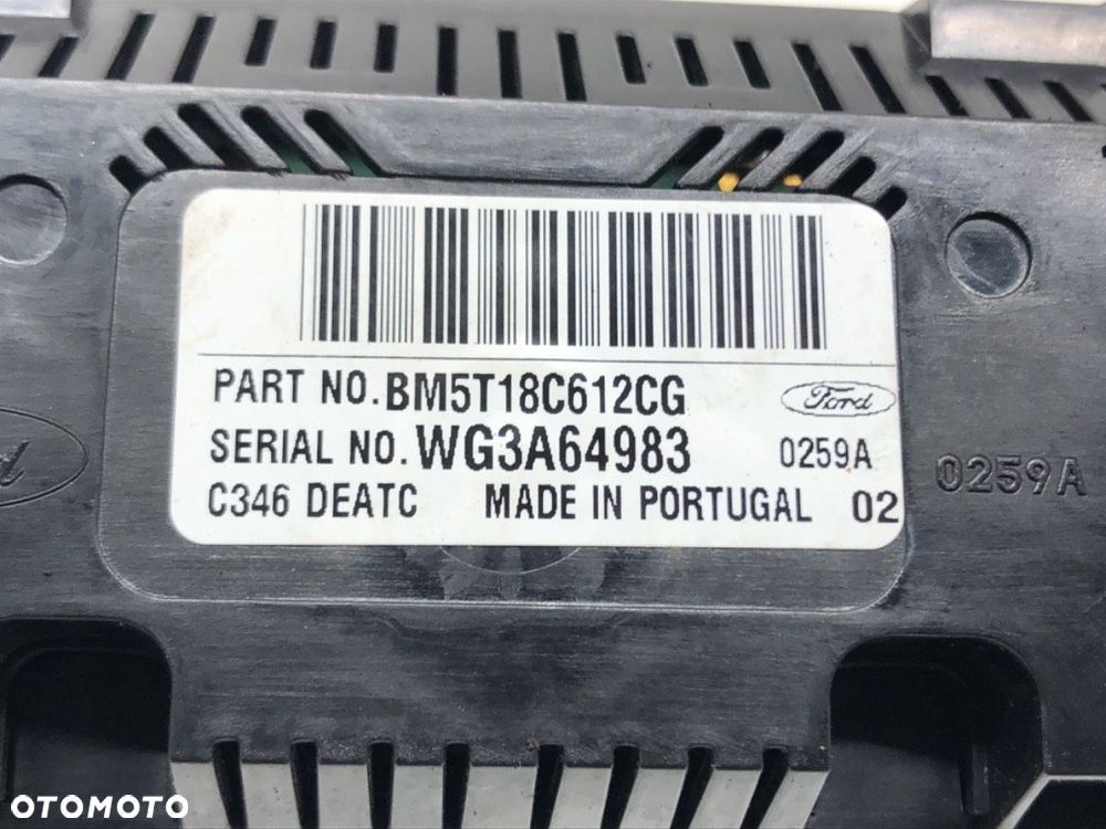 PANEL STEROWANIA NAWIEWU  FORD FOCUS III Turnier 2010 - 2022 1.6 Ti 92 kW [125 KM] benzyna 2010 - - 5