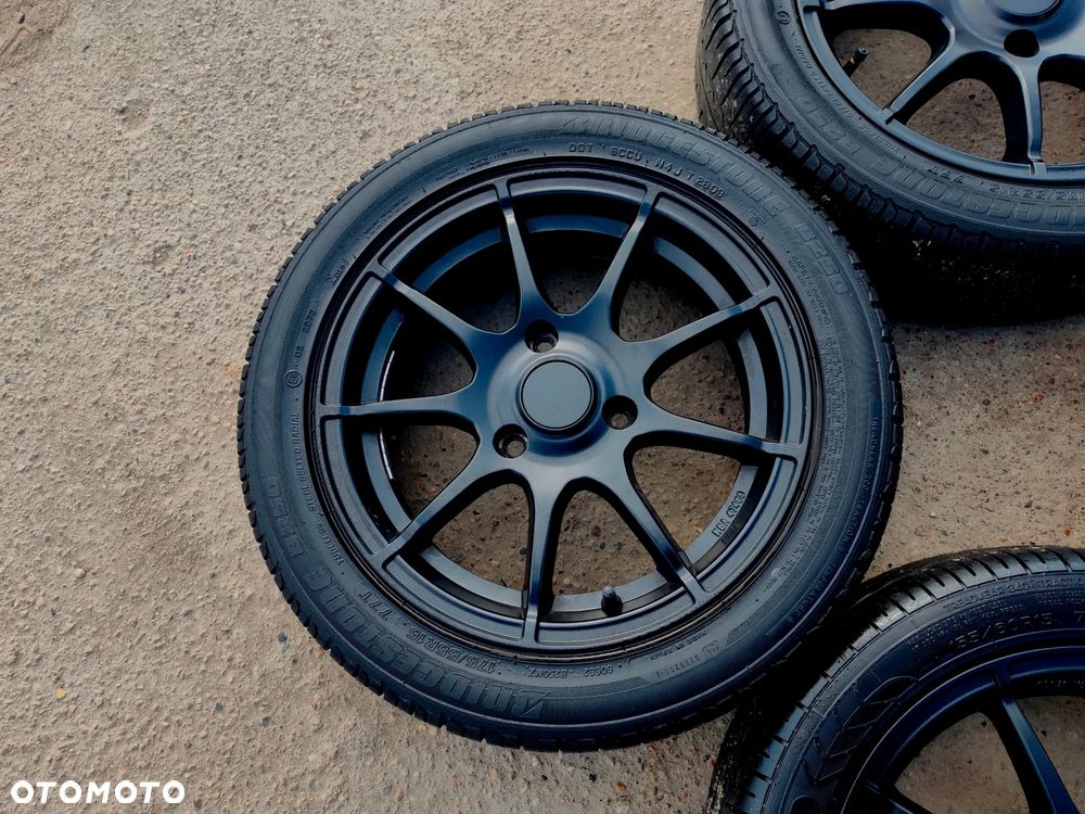3x112 Felgi Alumniowe Alufelgi 15 Koła Letnie Lato SMART Fortwo I W450 1 II W451 2 Legnica ALU-RAD 5,5mm Czarne 155/60 175/55 - 7