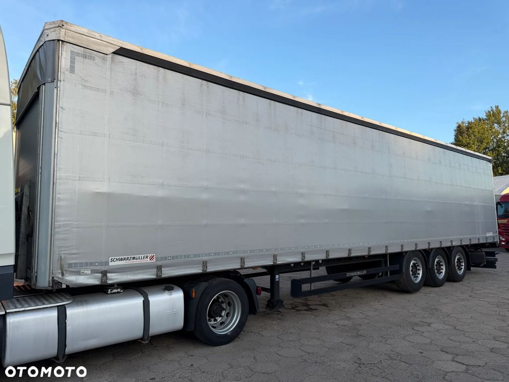 Schwarzmuller FIRANKA / ULTRA LIGHT 5640 KG WAGA SAF / PIERWSZA OŚ PODNOSZONA / OSIE SAF INTRAX / ŁADNA SREBRNA PLANDEKA / DWA KOŁA ZAPASOWE / 2021 ROK  !! - 19