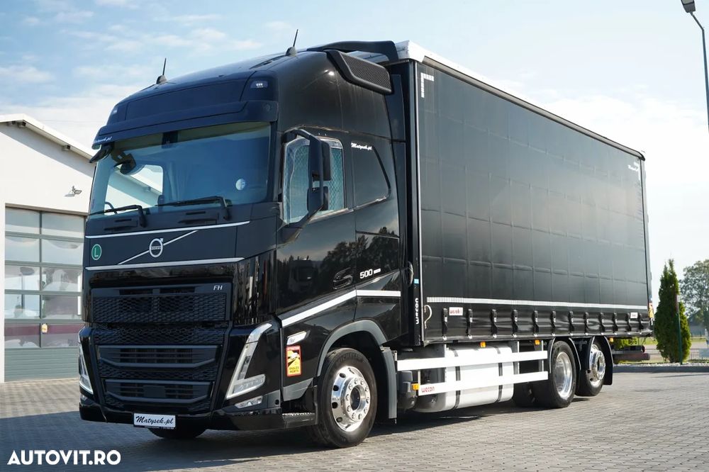 Volvo FH 500 / MEGA / COMBINAT TANDEM TRAVEL 120 M3 / 2024 / I-PARK COOL / DOCURI DE ACOPERIRE PENTRU CĂRUCIOR / PUNTE RIDICATĂ / JANTE DIN ALIAJ / REMORCĂ WECON - 1