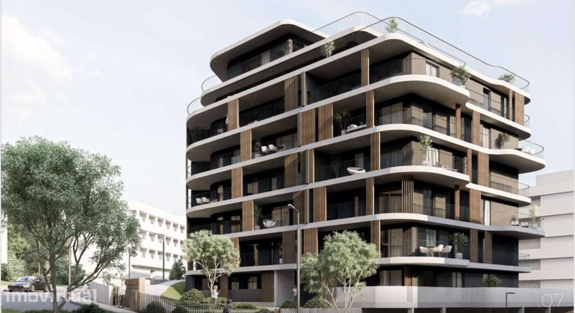 T1 Novo, Varanda 16m, Campo de Padel, Garagem e Arq diferenciada - Grande imagem: 2/10