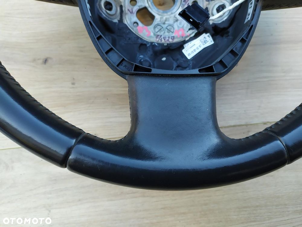 AUDI A6 C6 A8 D3 LIFT Q7 KIEROWNICA TRÓJRAMIENNA CZARNA SOUL ŁOPATKI IGŁA - 2