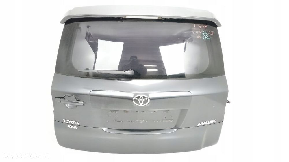 KLAPA BAGAŻNIKA TYŁ TOYOTA RAV4 III 05-08R 1E0 - 1