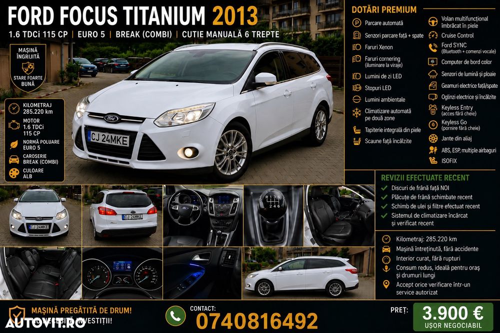 Ford Focus 1.6 TDCI DPF Titanium - 2