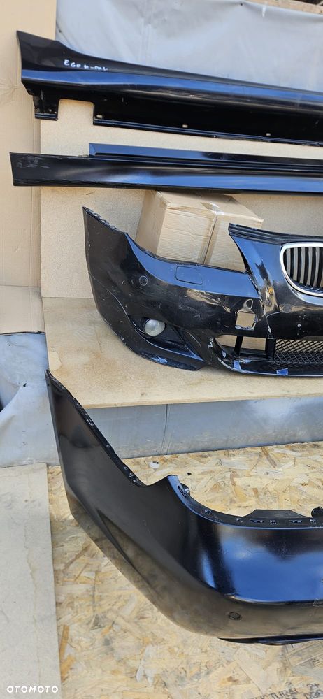 BMW E60 M PAKIET ZDERZAK PRZEDNI PRZÓD TYLNY TYŁ PROGI KOMPLET - 3