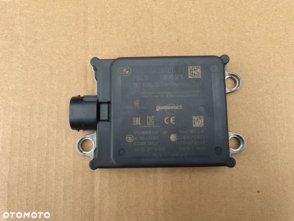 BMW 3 G20 5 G30 G31 7 G11 X5 G05 X6 G06 X7 G07 RADAR PRZEDNI CZUJNIK ACC DISTRONIC OSŁONA RADARU 6877219 5A387E0 ORYGINALNY - 4