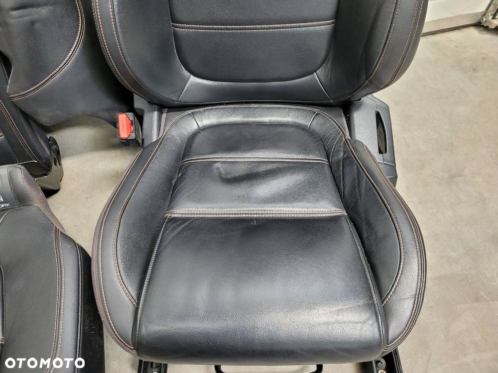 FOTELE KANAPA BOCZKI KOMPLET JAGUAR F-PACE X761 EUROPA CZARNA SKÓRA - 6