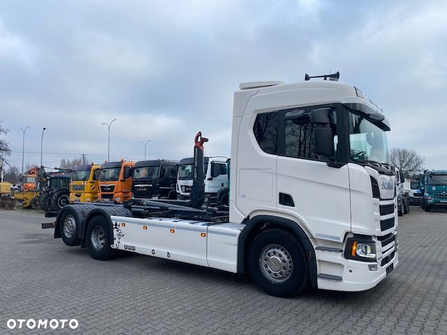 Scania R450 6x2 Hakowiec Meiller RS21, skrętna i podnoszona oś, 2018 r - 5