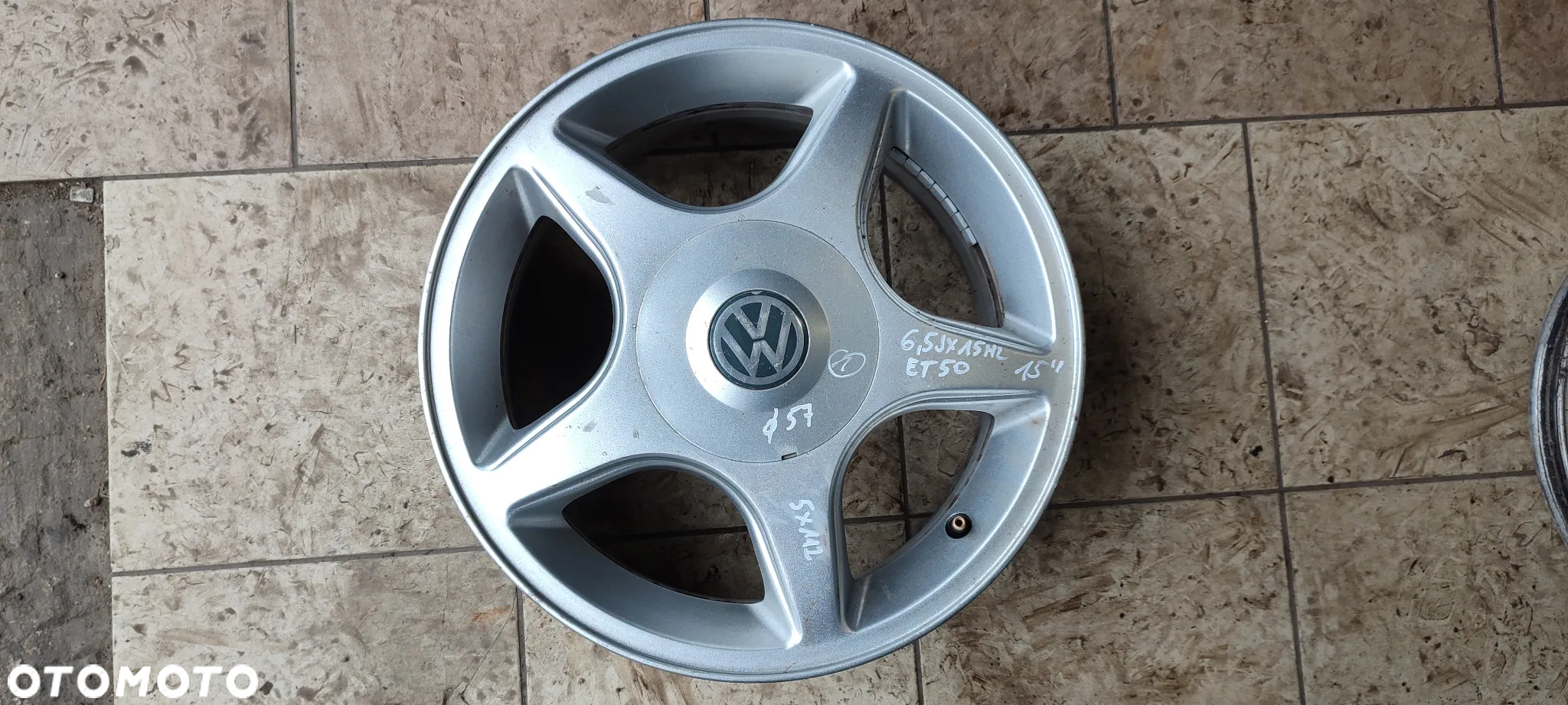 FELGI ALUMNIOWE 5x112 6.5Jx 15 CALI ET50 fi57 VW AUDI SEAT SKODA KOMPLET 4 SZTUKI - 2