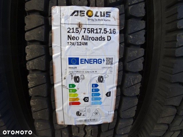 OPONY 215/75/17,5 4szt AEOLUS NOWE (21726) - 2