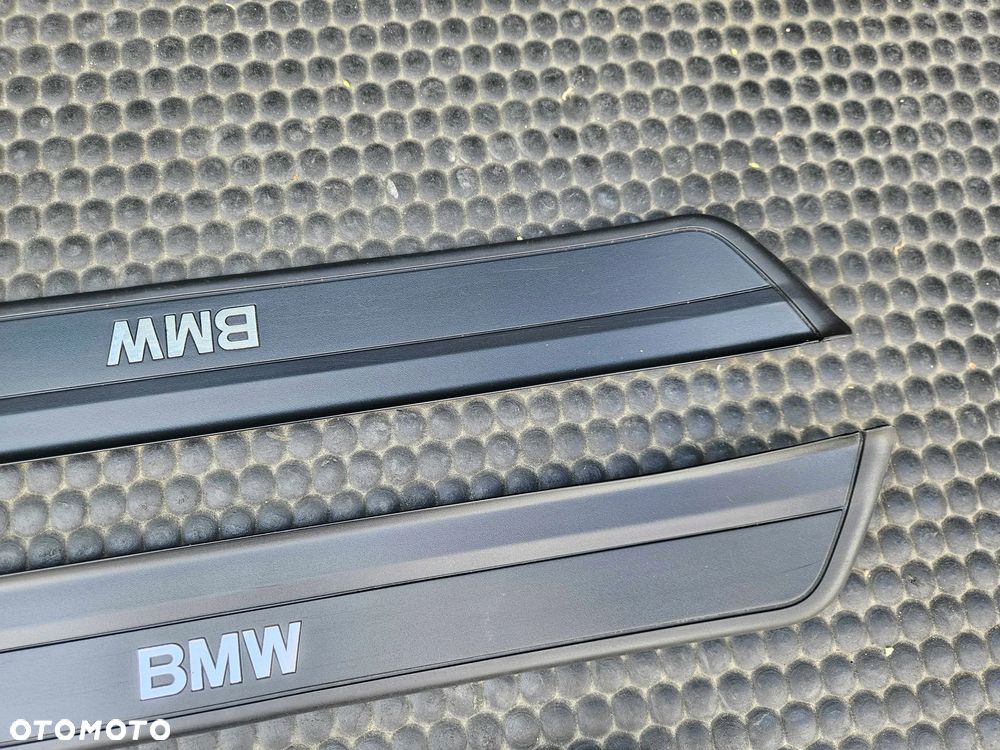 Listwa Listwy Progowe Ozdobne Drzwi Nakładki Komplet Przód Tyl BMW 3 E90 E91 - 7