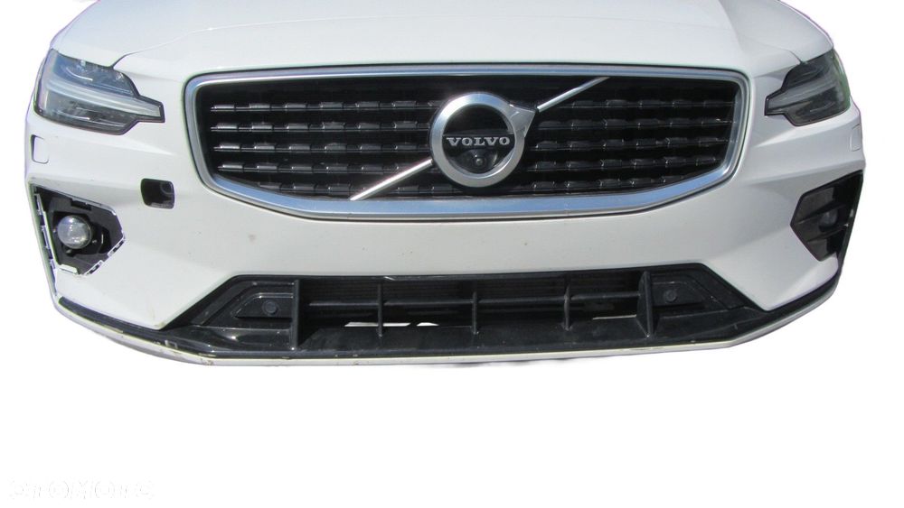 VOLVO S60 III V60 II ZDERZAK R-DESIGN PRZEDNI PRZÓD BIAŁA PERŁA 707 18R- S6 - 1