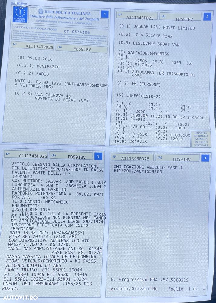 Land Rover Discovery Sport 2.0 l TD4 SE - 8