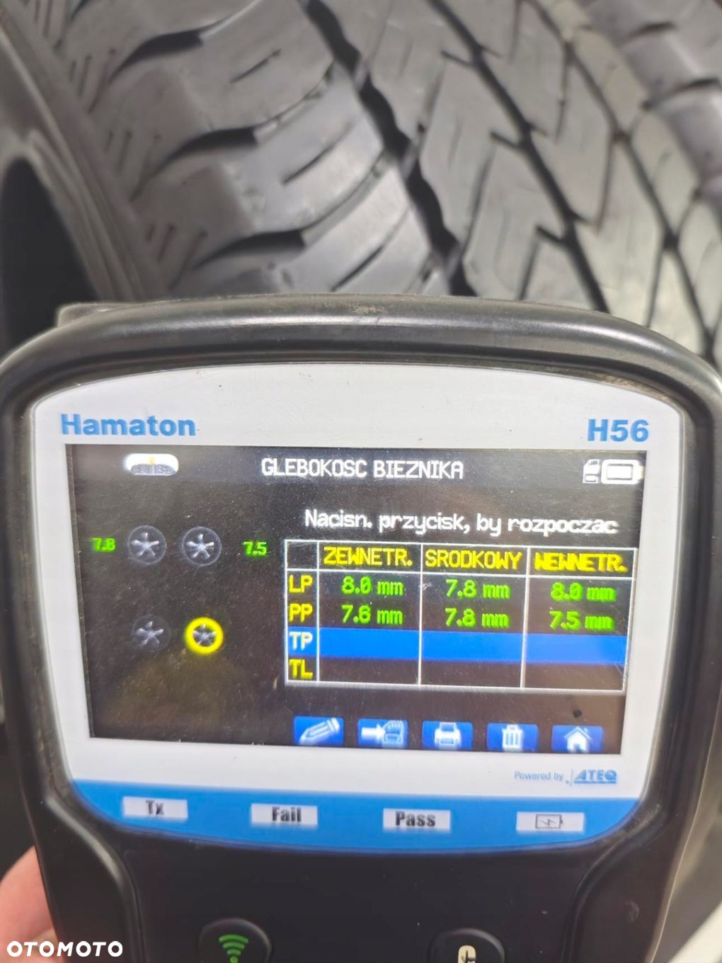 215/60r17c DUNLOP 2017 opona letnia 7,5mm 50930 - 7